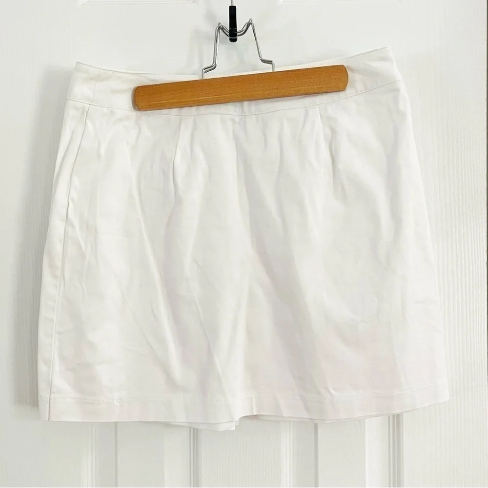 Briggs white cotton skort- Size 4P